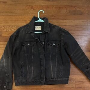 Free People woman denim, black Jacket